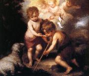 Bartolome Esteban Murillo Shell and the children oil painting reproduction